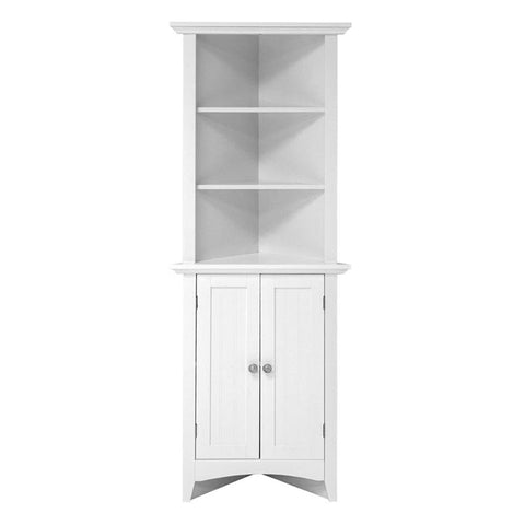 OS Home and Office Furniture Corner White Kitchen Cabinet