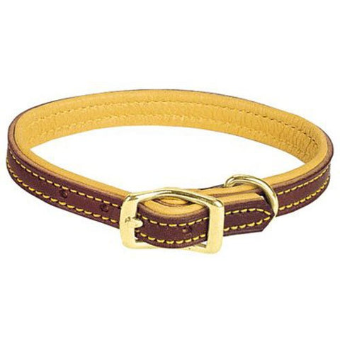 Weaver Leather Deer Ridge Collar, 5/8 x 11-Inch, Brown