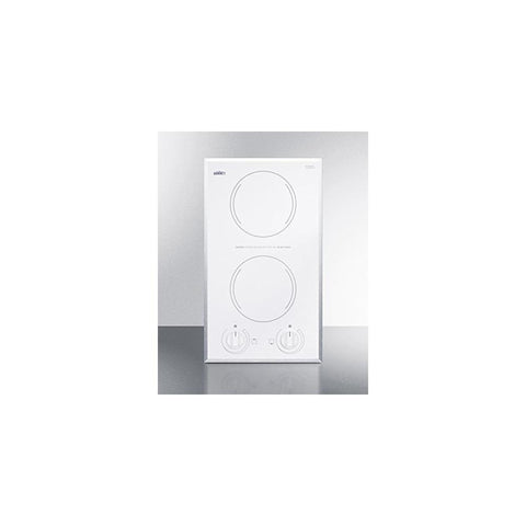 Summit CR2115WH Electric Cooktop White