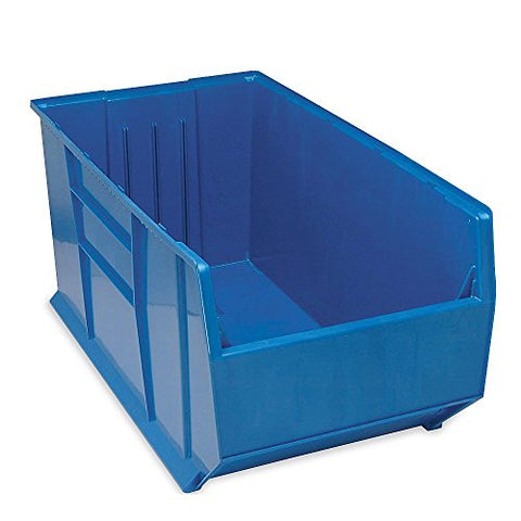 Quantum Storage Systems QRB206BL Rack Bins Heavy Duty Part Organizer Blue Bins 42" L x 20" W x 18" H