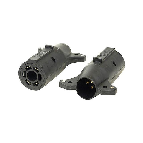 POLLAK 11-729p 7-Way SKT,Die Cast W/H 3-Hole