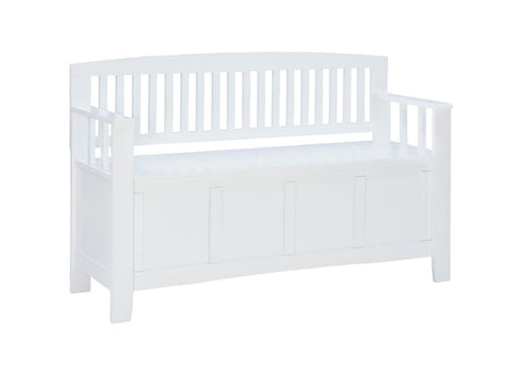 Linon Cynthia Storage Bench White
