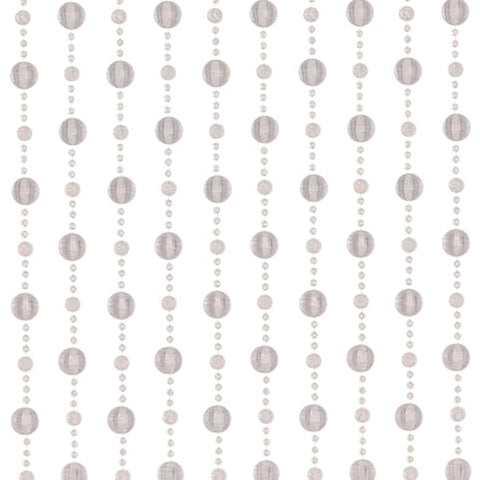 Beaded Curtain Strands Hanging Door Decoration - 6.5' - Clear