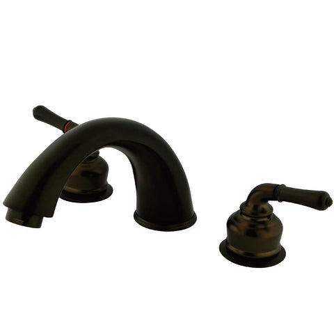 Kingston Brass KC365 Magellan Roman Tub Faucet, 8-Inch Adjustable Center, Oil Rubbed Bronze
