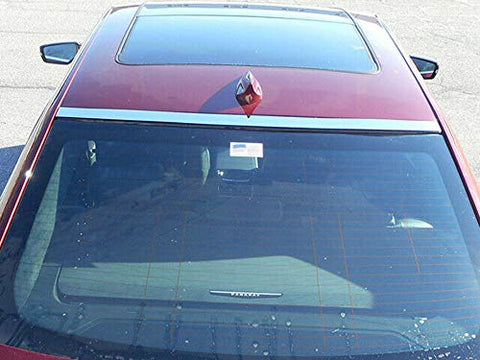 QAA is Compatible with 2017-2026 Cadillac XT5 2 Piece Stainless Sliding Rear Window Trim Accents RW57260