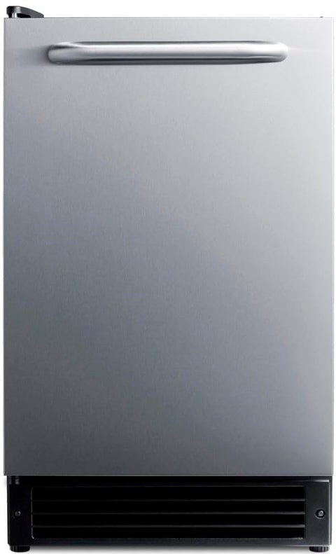 Summit 15" Ice Maker, Drain Free, Built-in Ice Maker 15lb. Production Capacity, Stainless Steel- BIM26LHD (Left Handed Door Swing)