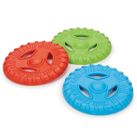 PetEdge ZD3920 57 Diggers Fly & Fetch TPR Disc Dog Toys