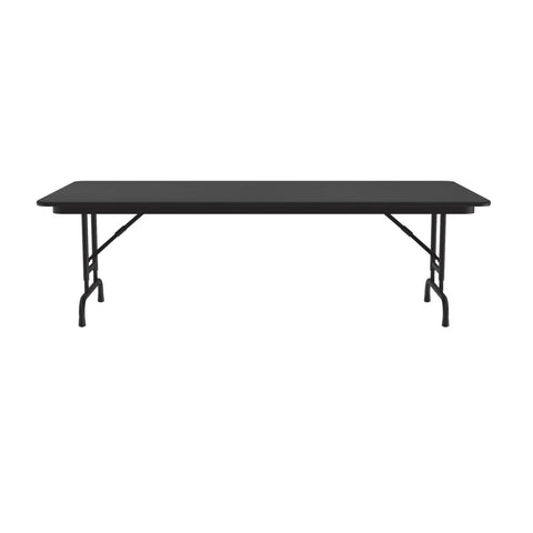 Correll Rectangular Laminate Top Folding Table with Black Granite CFA3696TF-07