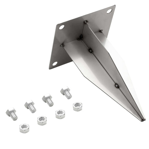 vidaXL Garden Water Column Spike for Mounting Faucet Fixing Stainless Steel