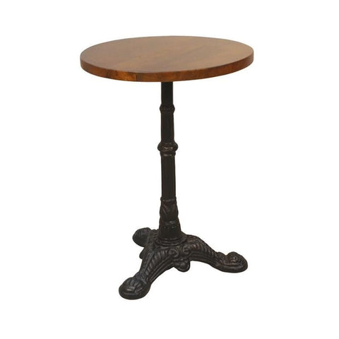 Carolina Classic Brera Accent Table in Chestnut and Black