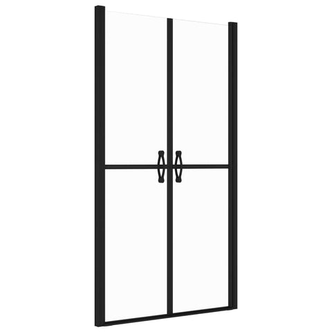 vidaXL Shower Door, Bathroom Shower Enclosure, Shower Screen with Modern Handles, Shower Cubicle Bathroom Accessory, Clear ESG (38.6"-39.8") x74.8
