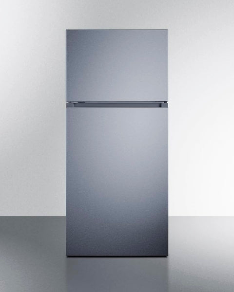 Summit 30” Top Mount Refrigerator - Freezer, 18 cu.ft. Capacity, ENERGY STAR, Stainless steel - FF18SSLHD (Left Handed Door Swing)