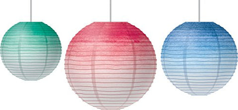 Teacher Created Resources Watercolor Hanging Paper Lanterns