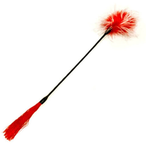 Sex and Mischief Ss76026 Whip & Tickle: Red and White