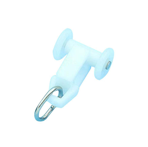 30 Pieces Fashioned Curtain Track Roller Plastic Curtain Track Carrier Rollers M