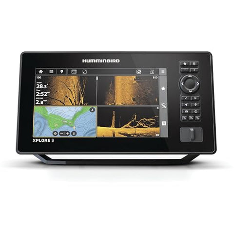 Humminbird XPLORE 9 GPS Fish Finder, MEGA Side Imaging+ & HD Touchscreen (Control Head Only)