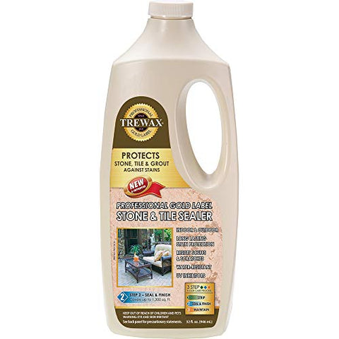 Trewax Professional Gold Label Stone And Tile Sealer, Concrete Sealer, 32-Fluid Ounce