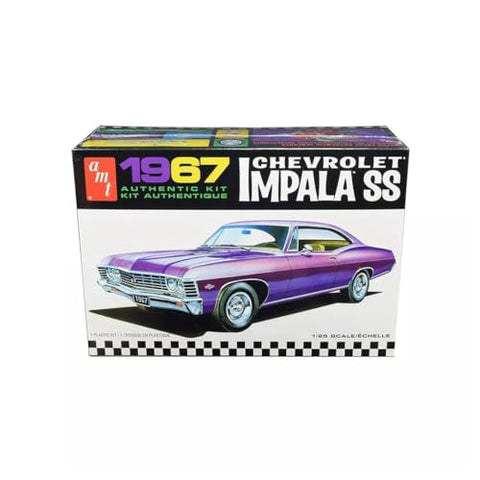 AMT 981 1967 Chevrolet Impala SS 1:25 Scale Plastic Model Kit - Requires Assembly