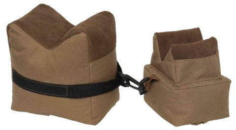 Outdoor Connection Leather 2-Piece Set Filled Bench Bag, Tan