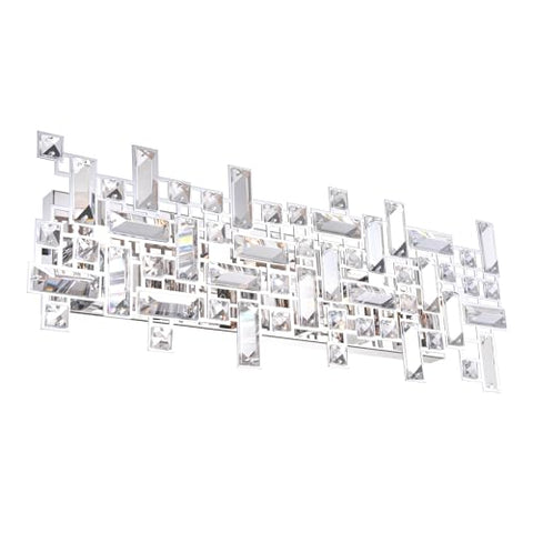 CWI Lighting 24" Chrome Vanity Light for Bathroom, Dressing Room – 6-Light Wall Sconce with G9 Bulb Base – LED Compatible, Reflective Modern Design – BACL Certified