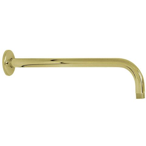 Kingston Brass K117A2 Claremont 17-Inch Shower Arm, Polished Brass