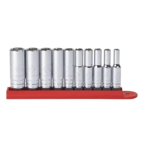 SET SKT DP SAE 1/4DR 6PT10PC