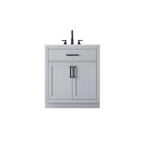 Elegant Kitchen and Bath Alden 30" Single Bathroom Vanity in Grey