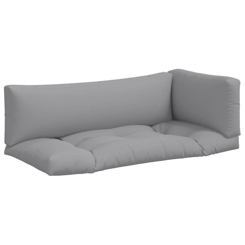 vidaXL Pallet Sofa Cushions 3 pcs Gray