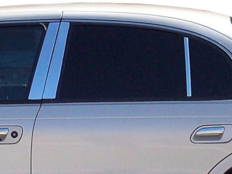 QAA is Compatible with 1995-2004 Lincoln Continental 6 Piece Stainless Pillar Post Trim PP35611