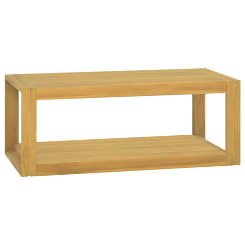 vidaXL Bathroom Cabinet Natural Teak Solid Teak Wood Large