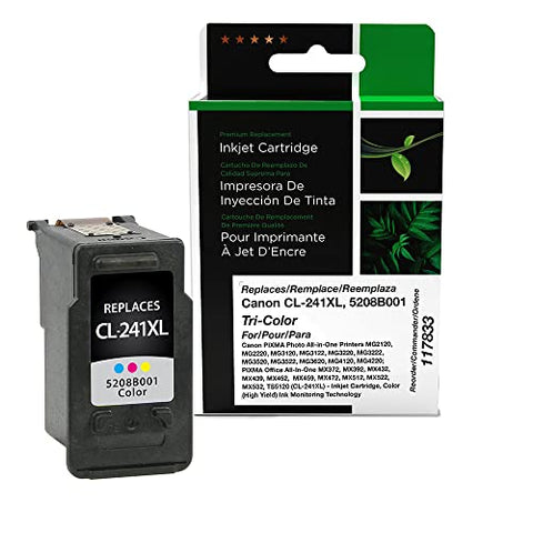 Clover Imaging Remanufactured High Yield Color Ink Cartridge Replacement for Canon CL-241XL | Tri-Color