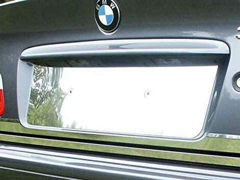 QAA Part LP25900is a 1 Piece Stainless Steel License Plate Bezel, 6.33" Width That is Compatible with The BMW 3 Series 2001-2005