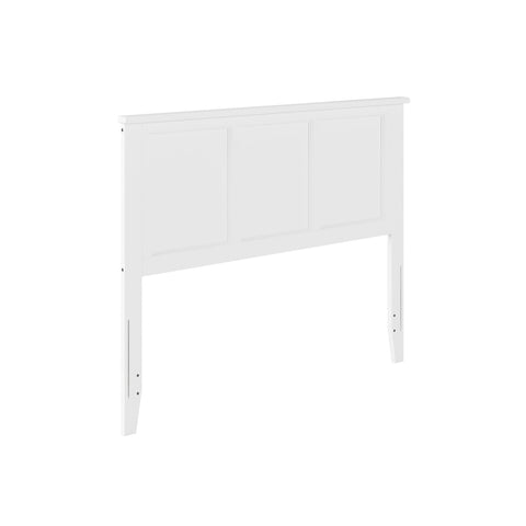 AFI, Madison Full Solid Wood Panel Headboard, White