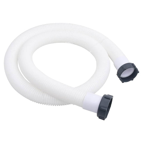 vidaXL Vacuum Hose, Pool Hose with Internal Thread Connection, Vacuum Cleaner Hose, Swimming Pool Hose for Filter Pumps Skimmers, White 70.9"