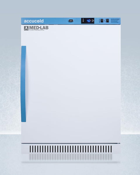 ACCUCOLD ARS6MLDR 6 Cu.Ft. ADA Height Laboratory Refrigerator with Removable Drawers