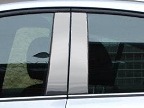 QAA is Compatible with 2016-2016 Chevrolet Cruze Eco 4 Piece Stainless Pillar Post Trim PP56143