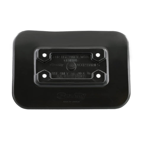 Scotty 0341-BK Glue-On Pad for Inflatable Boats, black