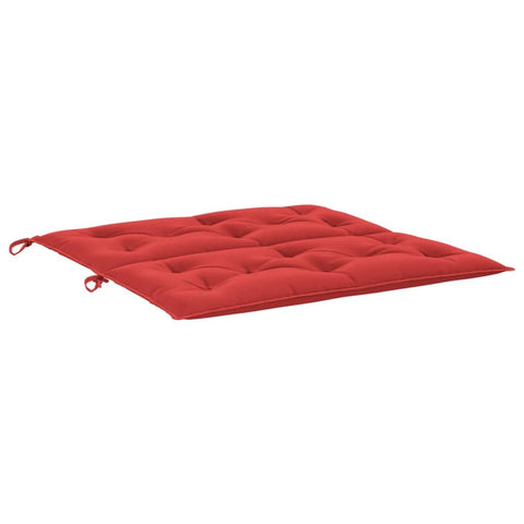 vidaXL Polyester Oxford Fabric Garden Bench Cushion in Red (Set of 2)