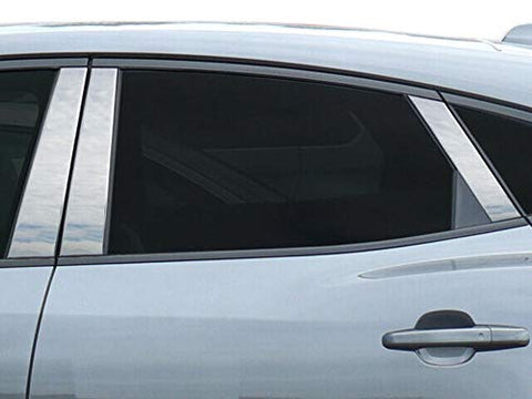 QAA is Compatible with 2018-2024 Jaguar E-Pace 8 Piece Stainless Pillar Post Trim, Includes Rear Triangle Piece PP18092