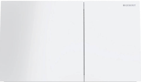 Geberit 115.622.SI.1 SIGMA70 Plate for Cassettes Glass/BCO, White Glass