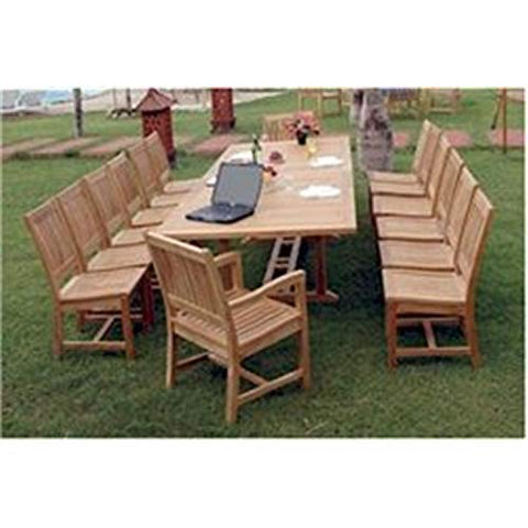 Anderson Teak Valencia Rialto 13-Pieces Dining Set
