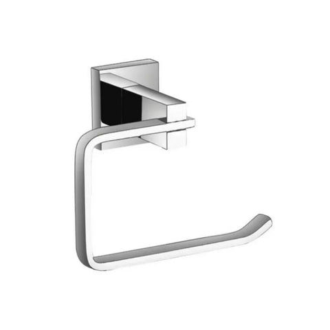 Oakestry Aqua Korsa Wall Mounted Toilet Paper Holder Durable Stainless Steel Bathroom Accessory Modern Sleek Design Rust Resistant Polished Finish for Home and Hotel Use