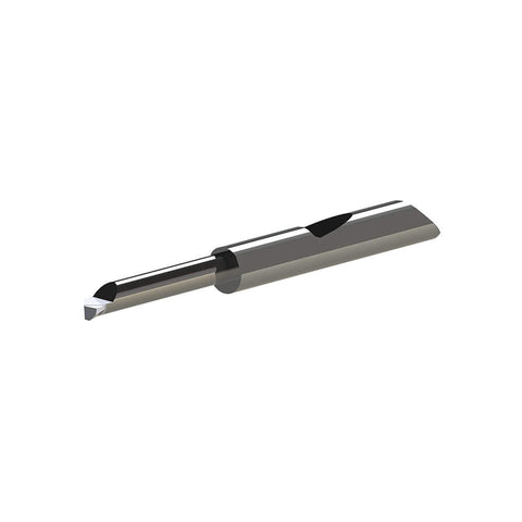 Micro 100 QBT-070200X Boring Tool - Chipbreaker - Quick Change, .080" Min Bore Dia, .200" Max Bore Depth, 1/64" Proj, .0238" Offset, .004" Corner Rad, 3/16" Shank Dia, 1-1/2" OAL, AlTiN
