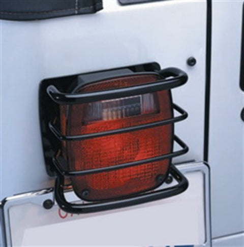 Smittybilt 8660 Euro Tail Light Guards-Gloss Black