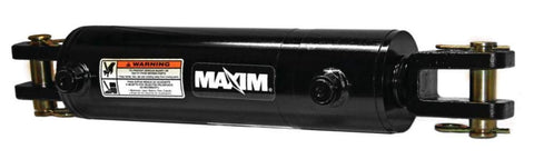 Maxim WC Welded Cylinder: 3 Bore x 16 Stroke, 3000 PSI, 1.5" Rod Diameter with SAE #8 Port Size, Retracted: 26.25 and Extended Length: 42.25, 1" Pin Dia., 288433