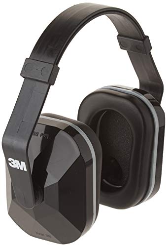 3M Safety TEKK Protection Basic Earmuff, Noise Reduction Rating (NRR) 20 dB, Fully Adjustable Ear Muffs, Soft Foam Ear Cushions Offer All Day Comfort, Black, One Size Fits Most (90540)