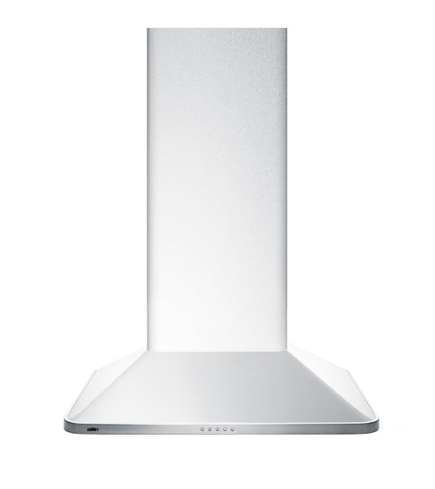 24 inches wide European style convertible wall-mount range hood in stainless steel