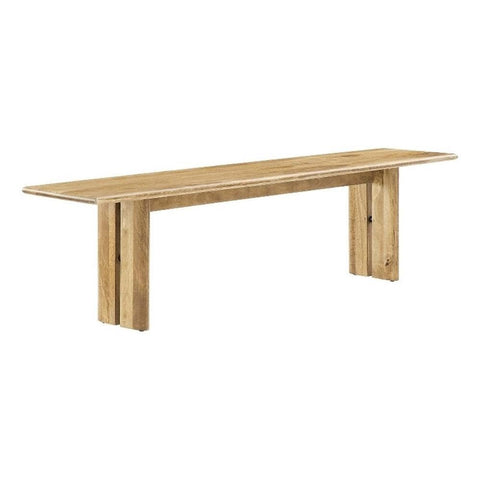 Modway EEI-6345-OAK Amistad 72" Wood Bench, Oak