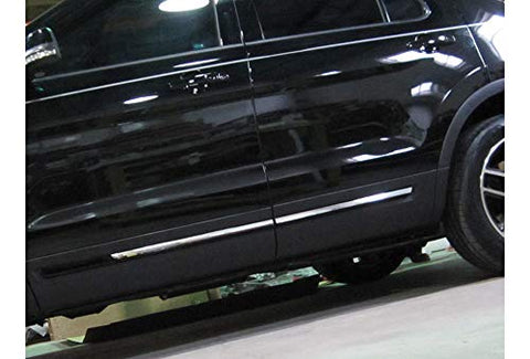 QAA is Compatible with 2016-2019 Ford Explorer 4 Piece Stainless Body Molding Insert Trim Kit, 0.75" Width MI56330