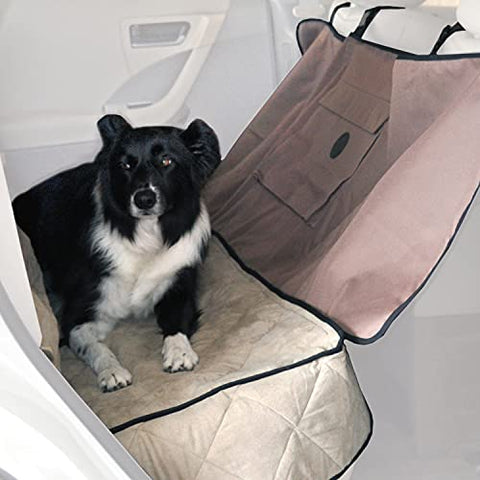 K&H Pet Products Deluxe Car Seat Saver Tan Standard/Mid-Size - 54 Inches